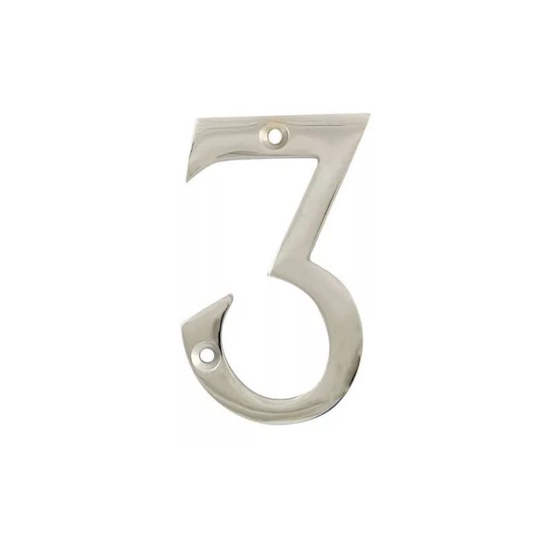 DUFFELLS TSS FACE FIX DOOR NUMERAL 2 CHROME TSSNUMERAL2C