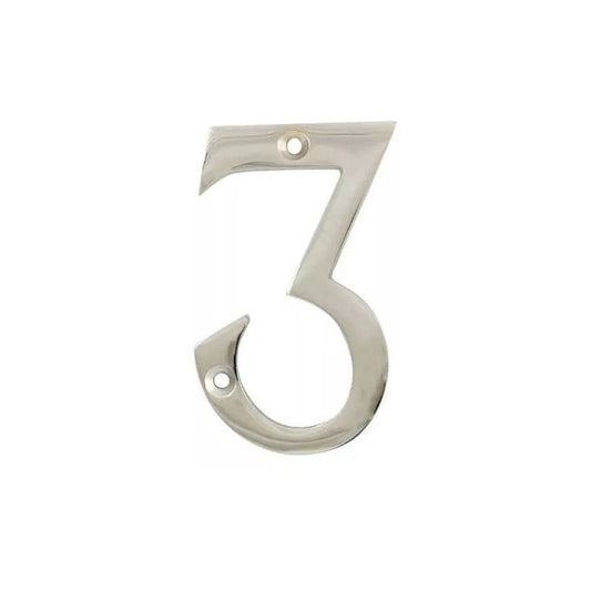 DUFFELLS TSS FACE FIX DOOR NUMERAL 2 CHROME TSSNUMERAL2C