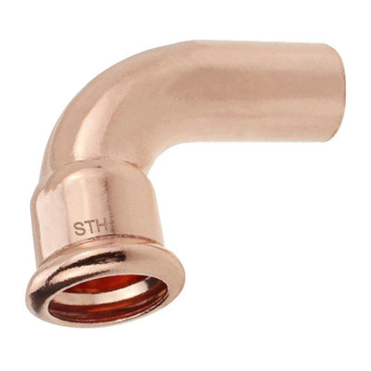 FLOWFLEX COPPER PRESS STREET ELBOW 15mm 6092M.15B