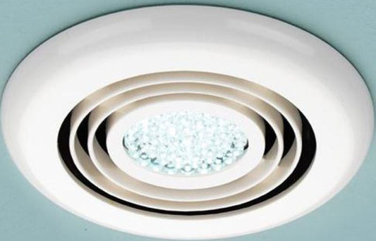 32200 TURBO INLINE FAN WHITE COOL WHITE LED