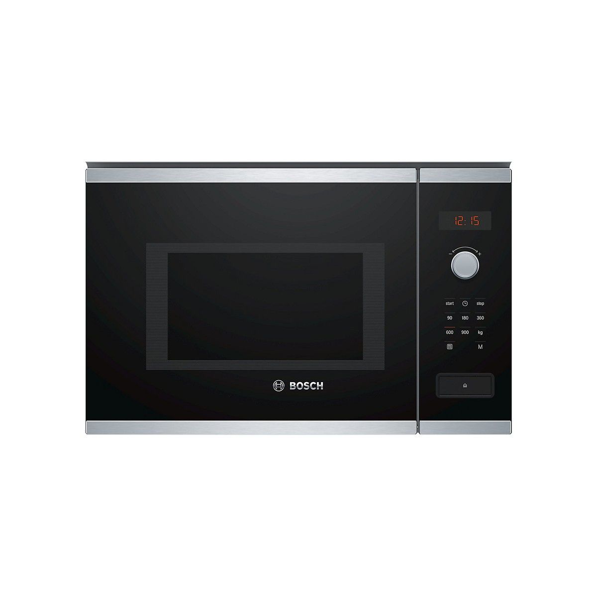 BOSCH BFL553MS0B SERIES 4 MICROWAVE OVEN BRUSHED STEEL/BLACK GLASS