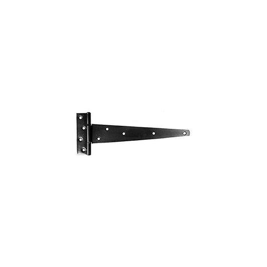 121 BLACK 350mm MEDIUM TEE HINGE PAIR LOOSE 121-0350BK