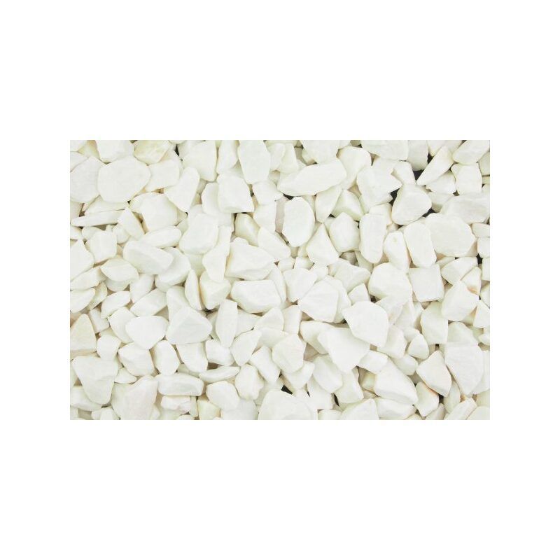 Border Big Bag White Marble 20mm Including Bag