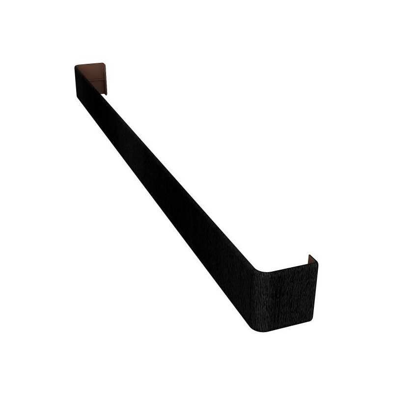 FREEFOAM SQUARE DOUBLE JOINT 600mm WOODGRAIN BLACK FWJJWGB