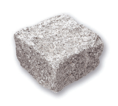 BRADSTONE GRANITE SETTS 100 x 100 x 50mm SILVER GREY 16679