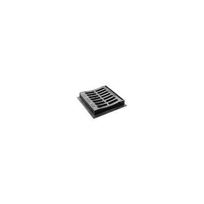 WREKIN (A114) 300 x 300 x 75mm D/IRON CAPTIVE HINGED & DISHED GRATE & FRAME B125 DGH0B3/3030