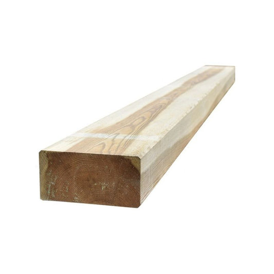 TTG 95 x 195mm x 2.4m SMOOTH GREEN TREATED SLEEPER KD UC4 MIX 70%
