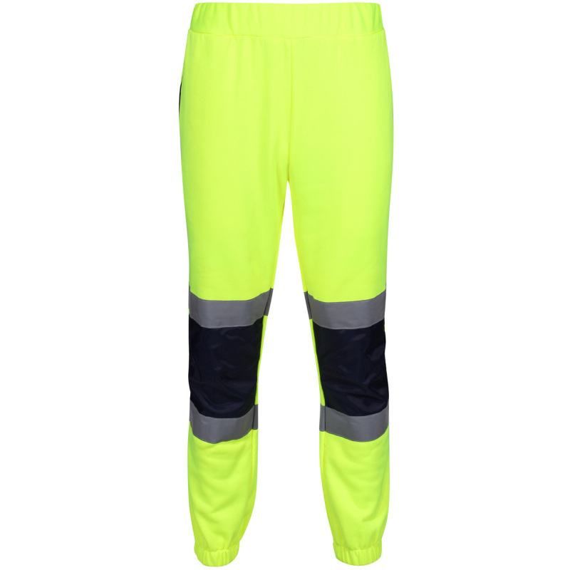 REGATTA PRO HI VIS JOGGERS LARGE (YELLOW/  NAVY) TRJ503