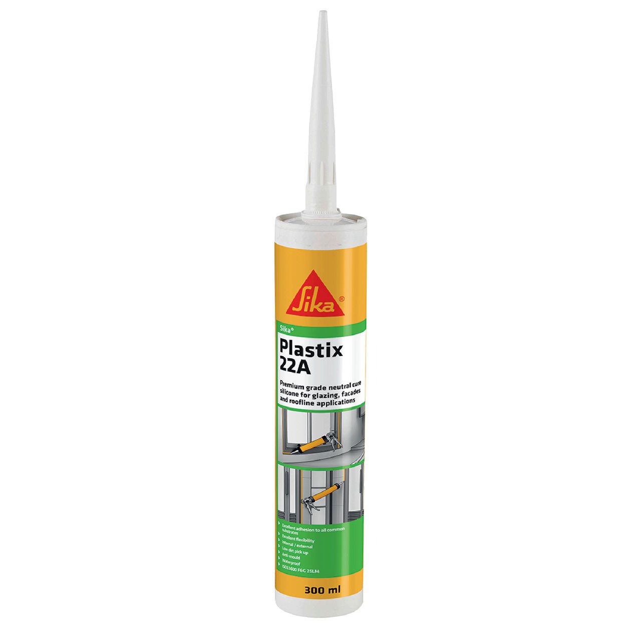 Sika Plastix-22A Premium Grade 300ml Translucent SKPLAS22ATR