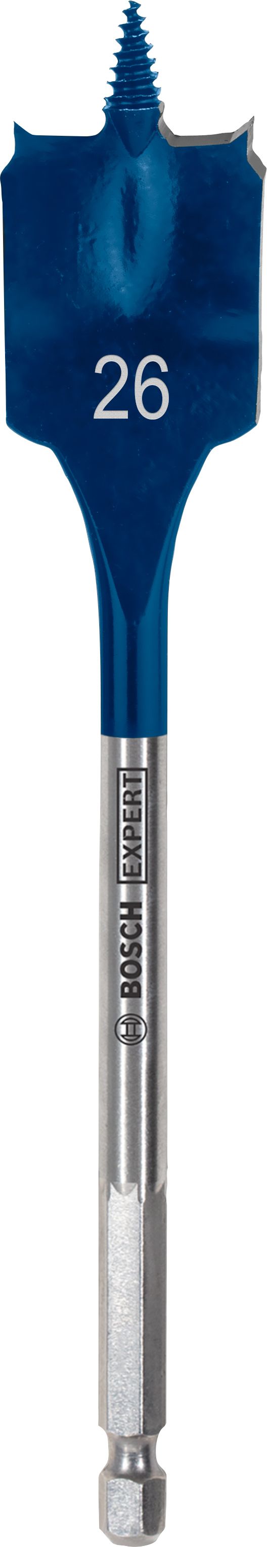BOSCH 2608900323 SELF CUT FLAT WOOD DRILL BIT 26 x 152mm