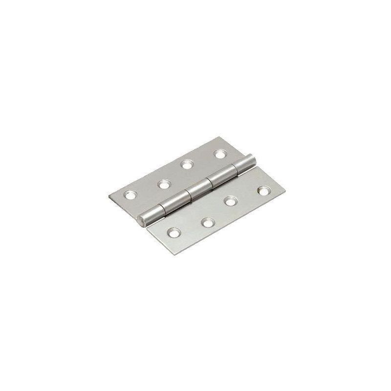 CB. NARROW PATTERN BUTT HINGE STEEL 76mm ZP.