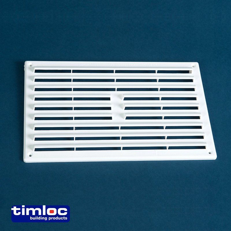 TIMLOC LOUVRE VENTILATOR 9 x 6" WHITE 1211W
