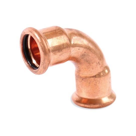 FLOWFLEX COPPER PRESS EQUAL ELBOW GAS 22mm 6090M.22GY