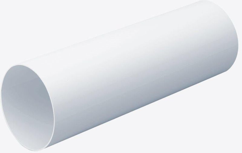 POLYPIPE DOMUS 1200-5 STANDARD ROUND PIPE 125mm x 2m WHITE