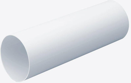 POLYPIPE DOMUS 1200-5 STANDARD ROUND PIPE 125mm x 2m WHITE