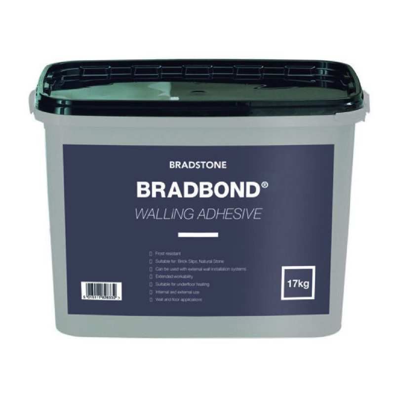 BRADSTONE BRADBOND WALLING ADHESIVE 17kg GREY 22833