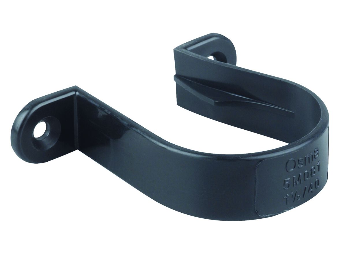 OSMAWELD 5M081 ABS PIPE CLIP 40mm 5M081B BLACK
