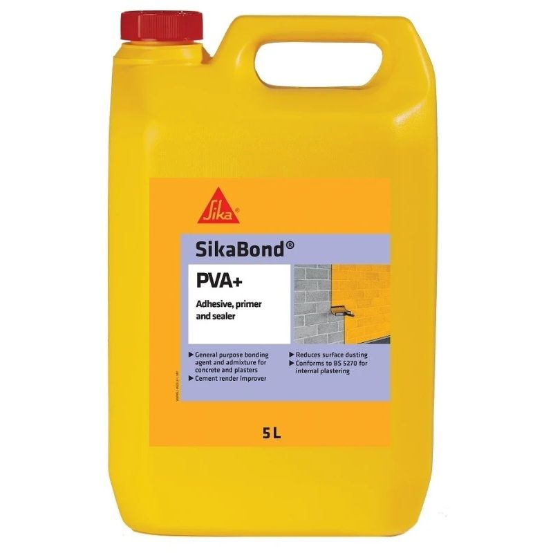 Sika Sikabond Pva+ Adhesive / Sealer / Primer 5L SIKAPVA5