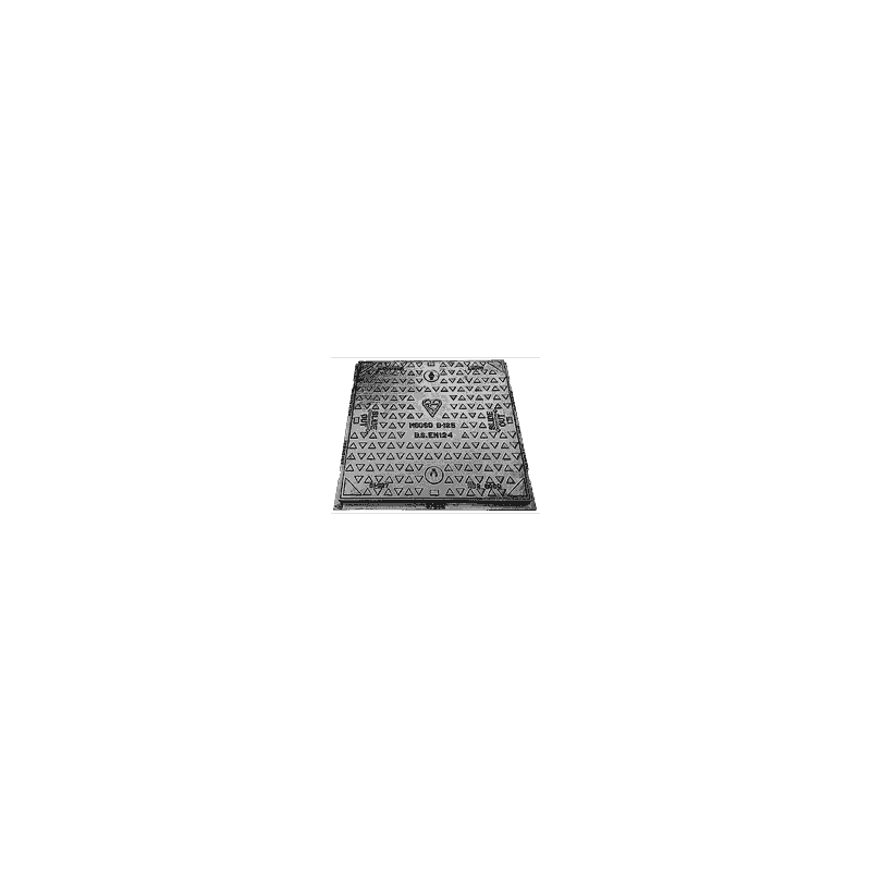 WREKIN (A86) 600 x 450 x 40mm D/IRON SOLID TOP COVER & FRAME B125 SAFESEAL RANGE DMS1B2/6045/K