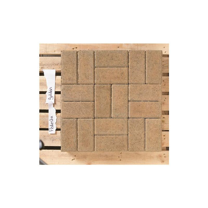 TOBERMORE PEDESTA 200 x 100 x 50mm PAVING GOLDEN