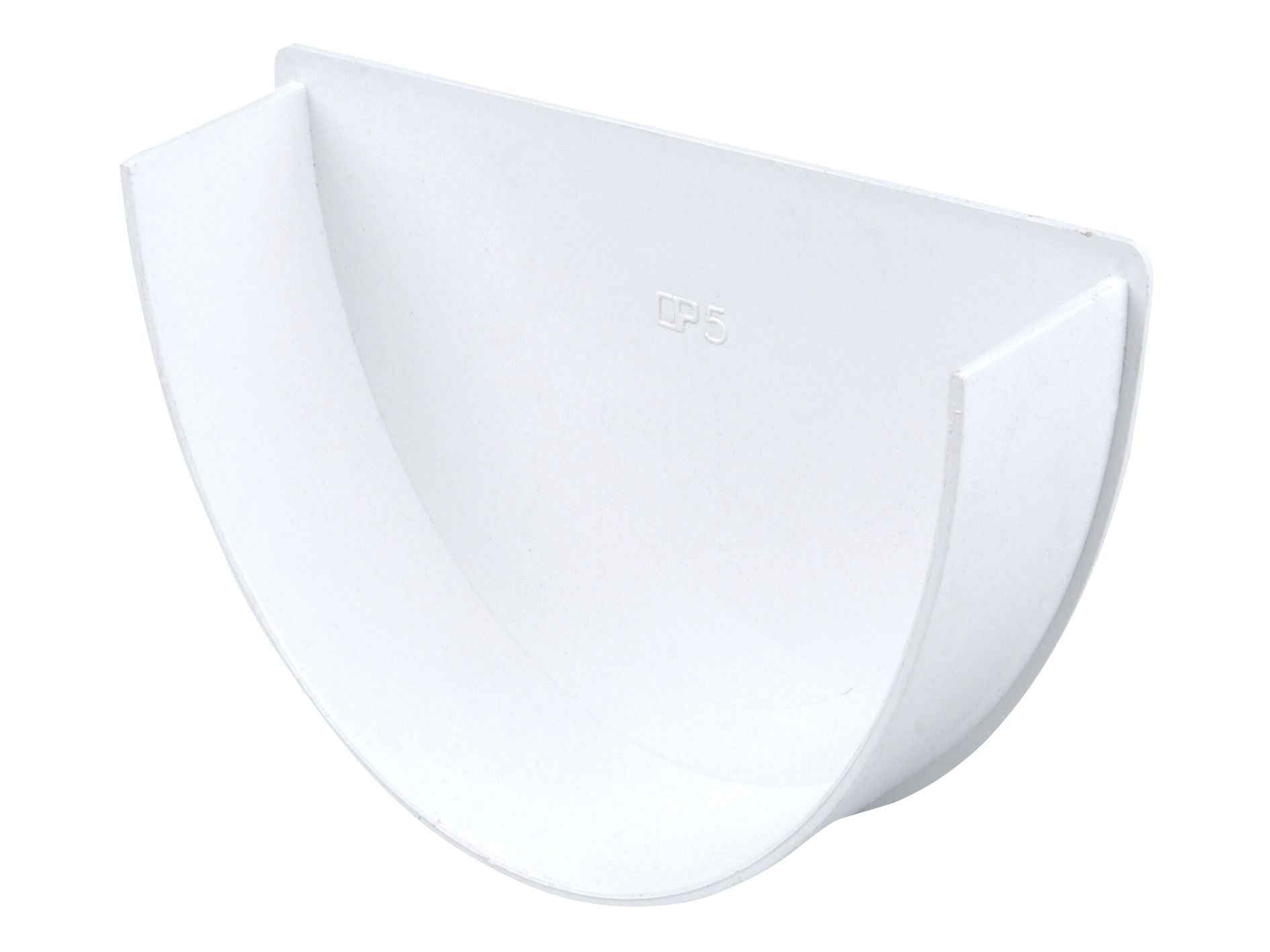 OSMADEEPLINE 9T910 PVCU GUTTER STOPEND INTERNAL 113mm 9T910W WHITE