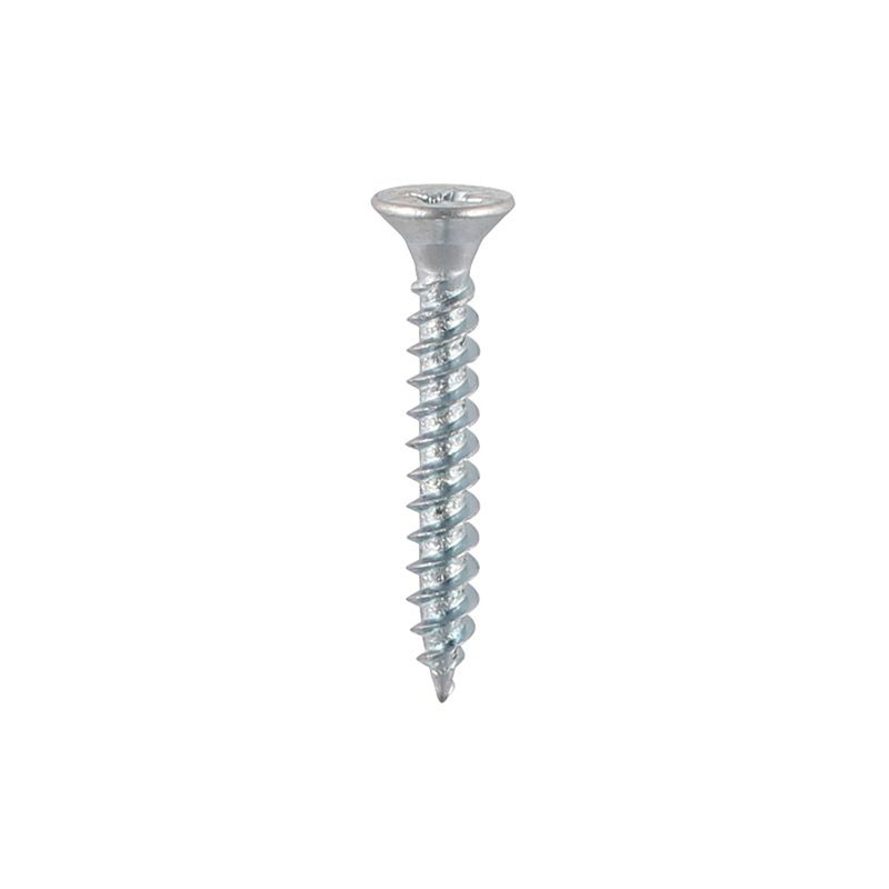 TIMCO COUNTERSUNK POZI WOOD SCREWS BRIGHT ZINC PLATED 6 x 5/8" (BAG 45) 00658CWZP