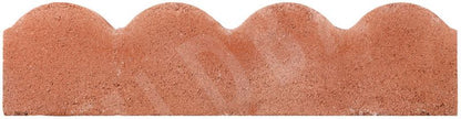 BRADSTONE SCALLOPED EDGING 150 x 50 x 600mm RED 20330