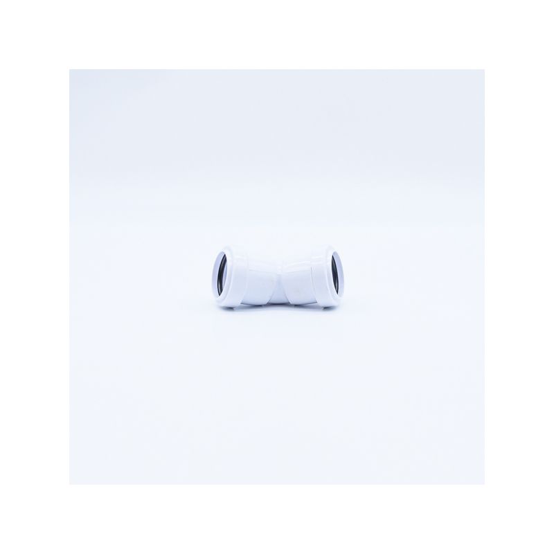 POLYPIPE PUSHFIT WASTE OBTUSE BEND 32mm x 45deg WP17W WHITE