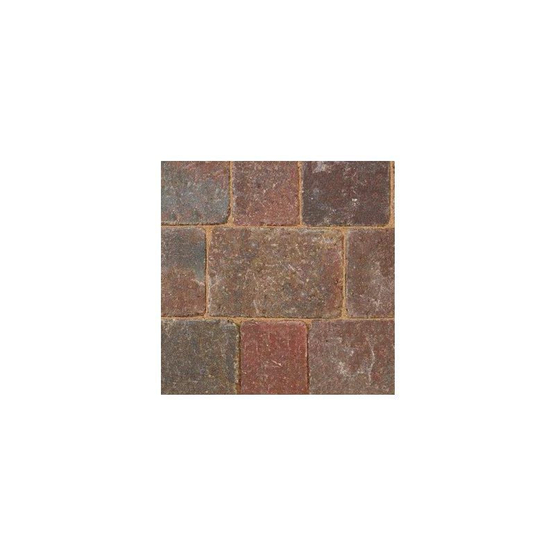 BRADSTONE WOBURN RUMBLED 50mm BLOCK PAVING(OLD) 100 x 134 x 50mm RUSTIC 05506