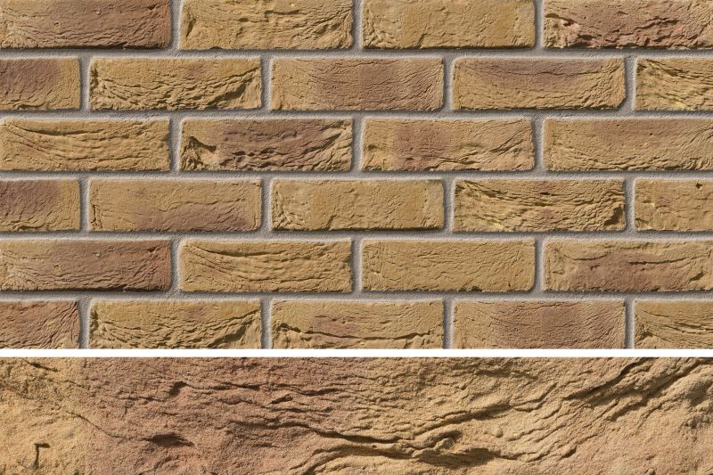 IBSTOCK THROCKLEY MIXED BUFF RUSTIC BRICK 65mm (100 PER LEG) A2760A