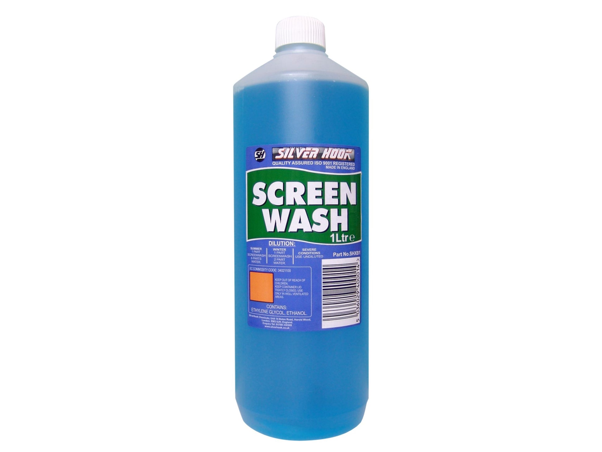 SILVERHOOK D/ISHXB1 CONCENTRATED SCREENWASH 1l