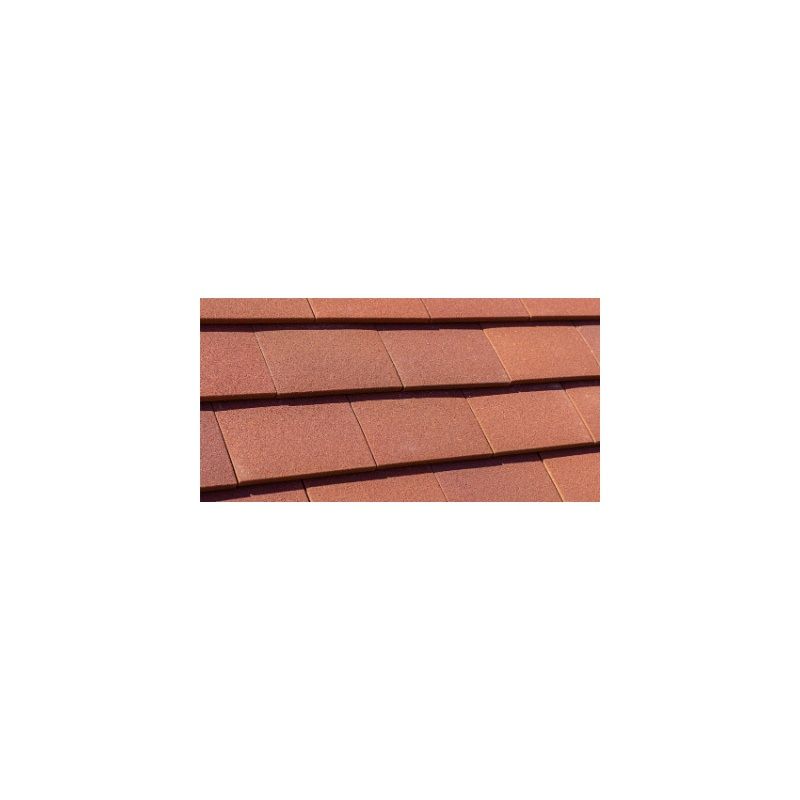 MARLEY ACME SINGLE CAMBER CLAY TILE RED SANDFACED 265 x 165mm MAKE307AB
