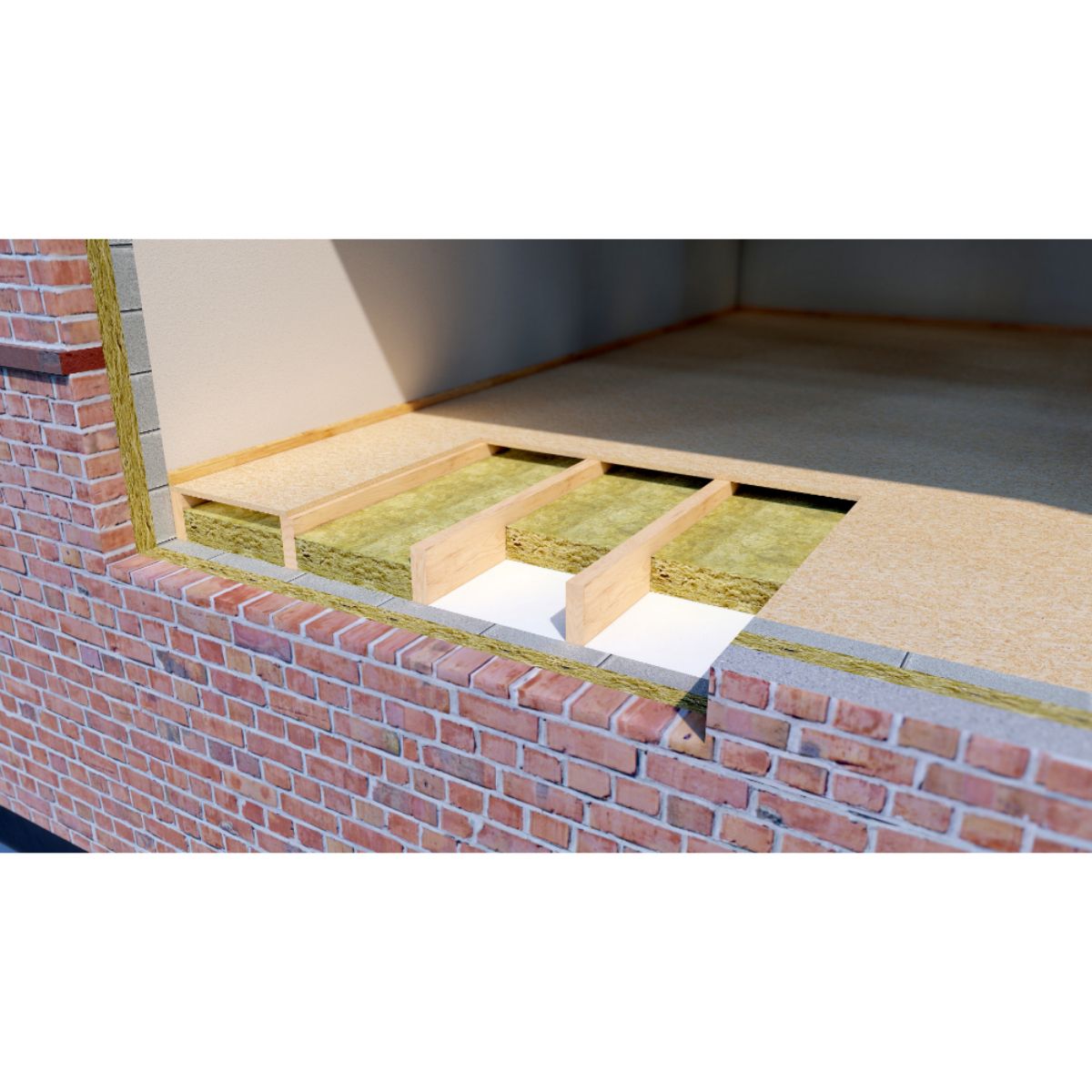 ROCKWOOL FLEXI SLAB 100mm THICK 1200 x 400mm (6 SLABS PER PACK - 2.88m2) 123325