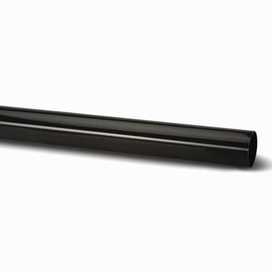 POLYPIPE RAINWATER ROUND DOWNPIPE 68mm x 4m RR123G GREY