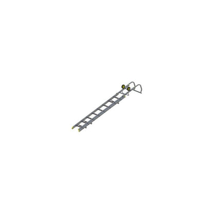 WERNER DOUBLE SECTION ROOF LADDER (8+10) 3.21m - 4.89m 77101