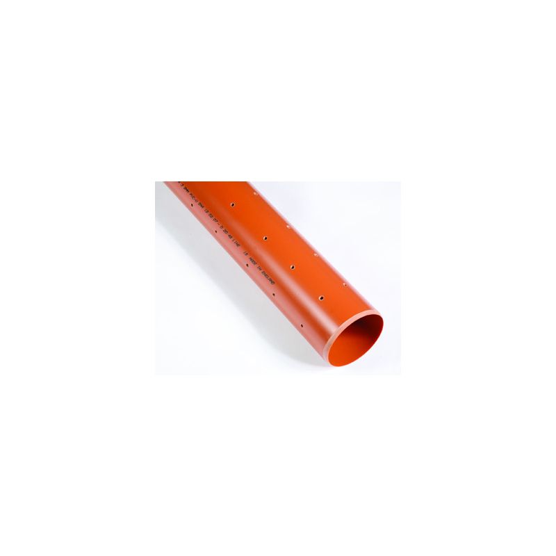 POLYPIPE PERFORATED PIPE PLAIN ENDED 110mm x 6m UG465