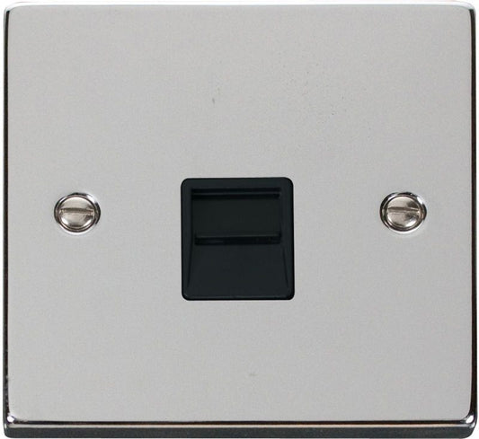 CLICK VPCH125BK TELEPHONE SOCKET SEC BK POL CHR