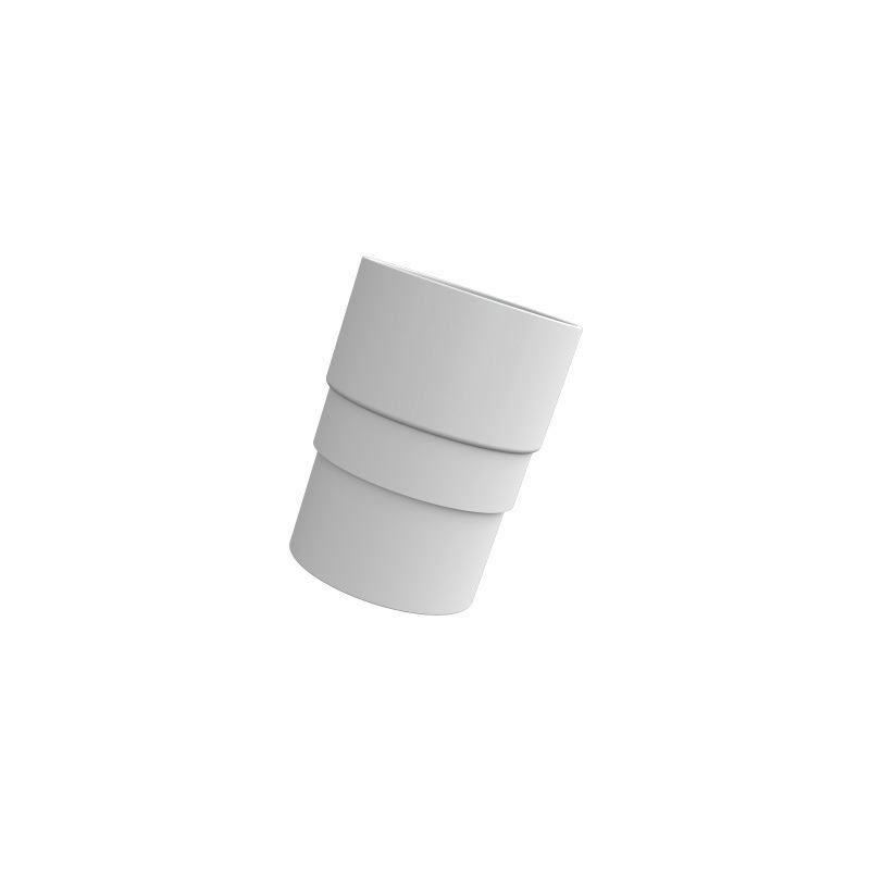 FREEFLOW ROUND PIPE SOCKET WHITE FRR525