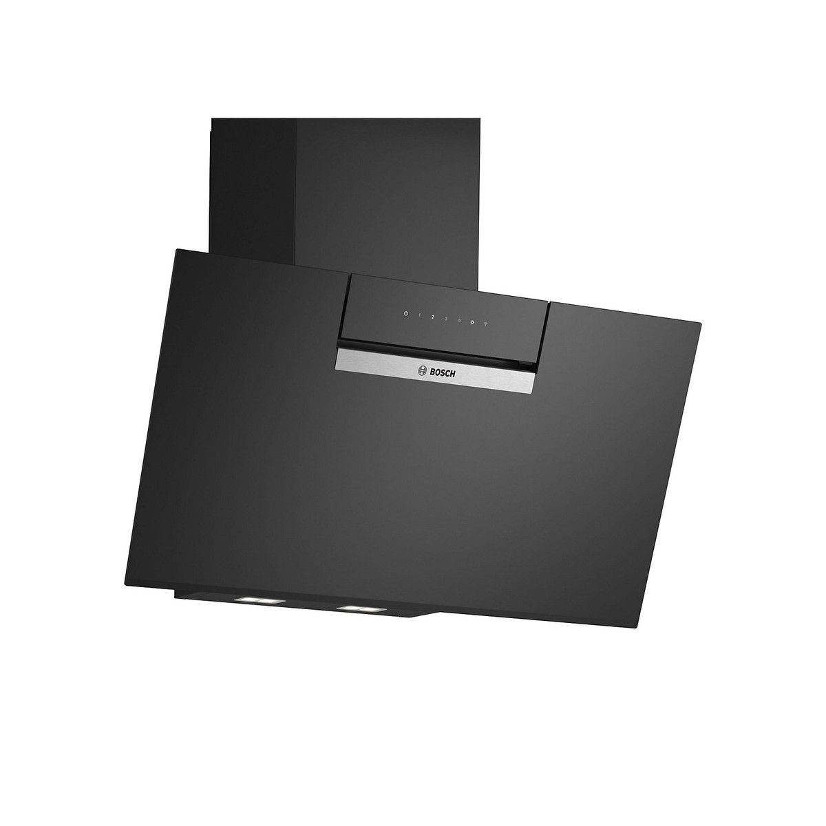 BOSCH DWK87FN60B SERIES 4 ANGLED GLASS CHIMNEY HOOD BLACK GLASS