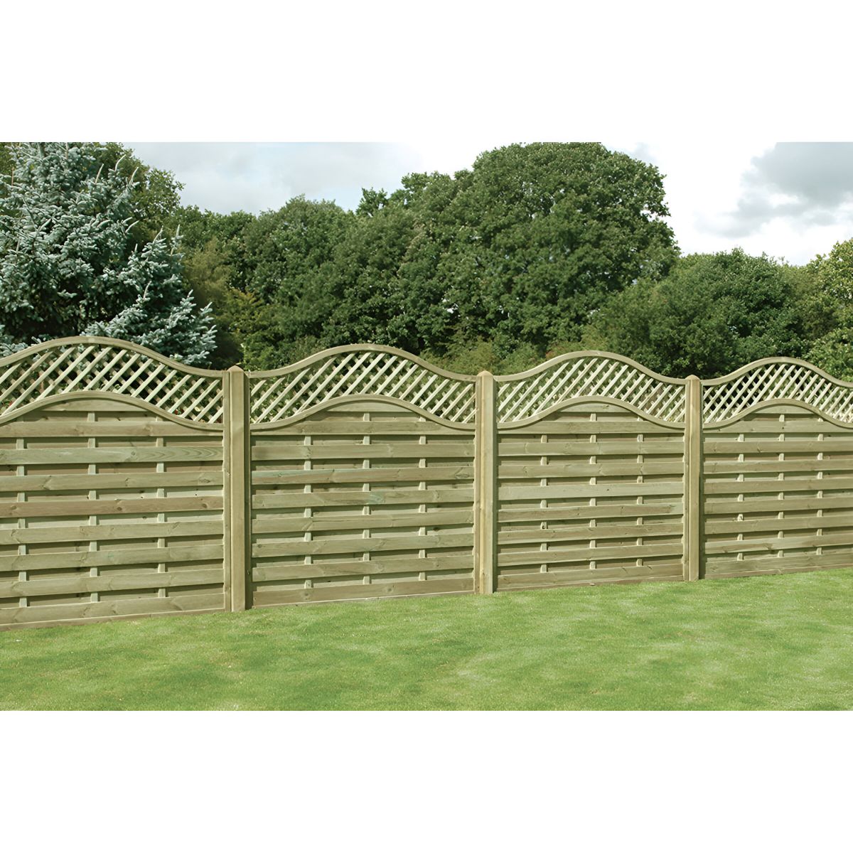 KDM OLT180 OMEGA LATTICE FENCE PANEL 1.8 x 1.8m