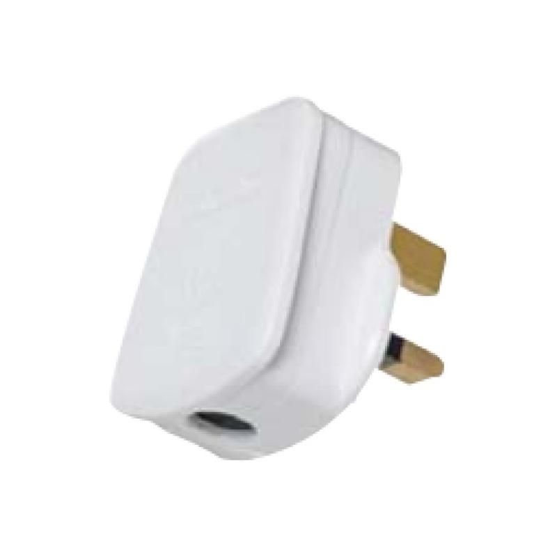 NIGLON RPT13W PLUG HEAVY DUTY 13A WH