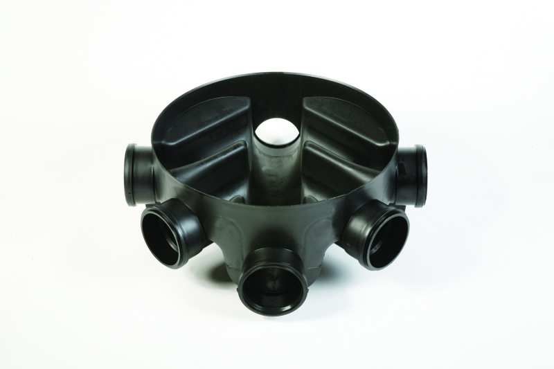 POLYPIPE 460mm CHAMBER BASE 110mm OUTLETS UG440