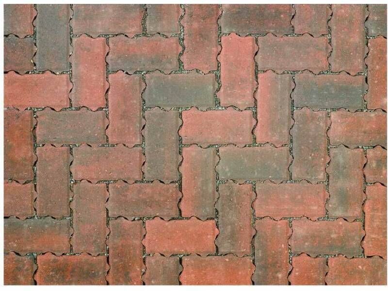 BRETT OMEGA FLOW PAVER 215 x 115mm (EFFECTIVE 200x100mm) BRINDLE OF60BR (HGBB ONLY)