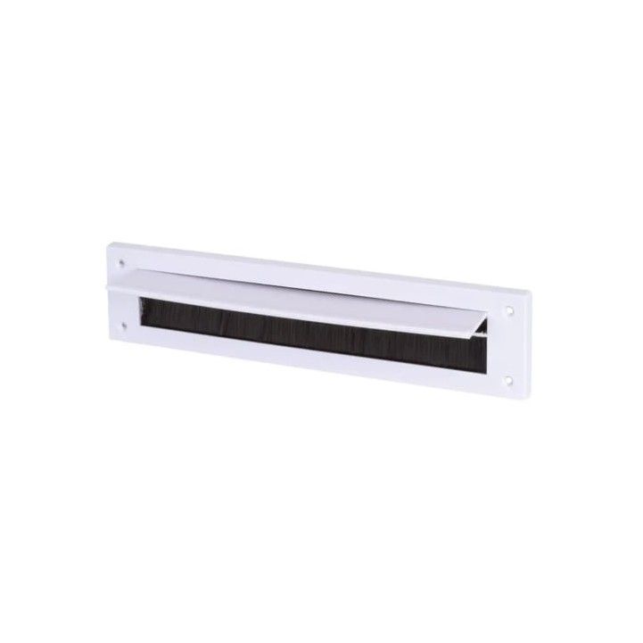 STORMGUARD LETTERBOX SEAL & BRUSH WITH FLAP WHITE 06SR0160000W
