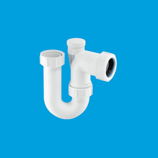MCALPINE SA10V SEAL SWIVEL P-TRAP ANTI VAC 1.1/4" x 75mm 61020221