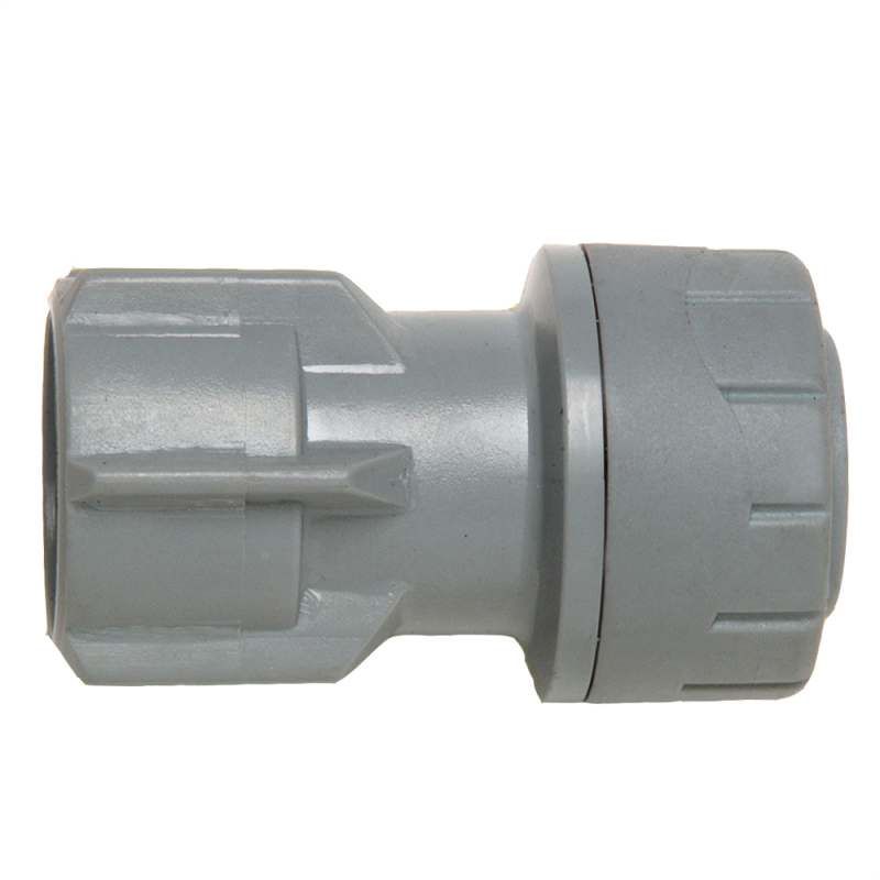 POLYPIPE HAND TIGHTEN TAP CONNECTOR 15mm x 1/2" PB2715