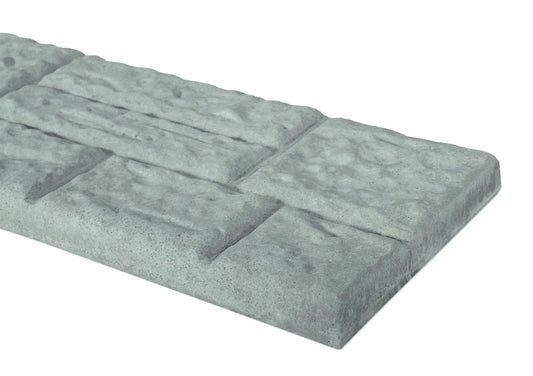 Supreme Concrete Gravel Board 1830 x 305 x 50mm Rock Face GBROC305
