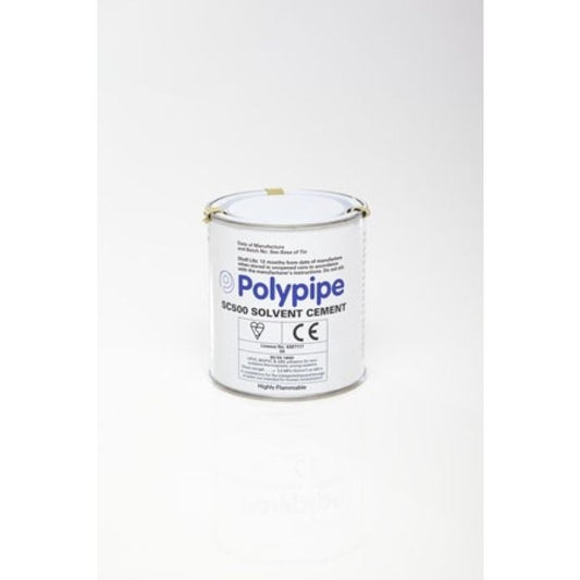 POLYPIPE SOLVENT CEMENT 500ml TIN SC500