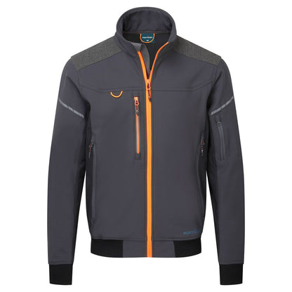 EV4 Softshell  Bomber Jacket (3L), L, T, Metal Grey Tall