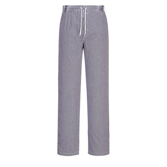 Bromley Chefs Trousers, L, R, Blue Check